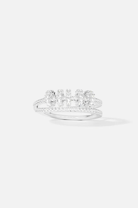 Bague Double avec Anneaux