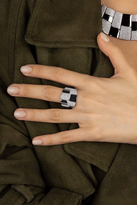 Bague Pavé Blanc – EternalBond