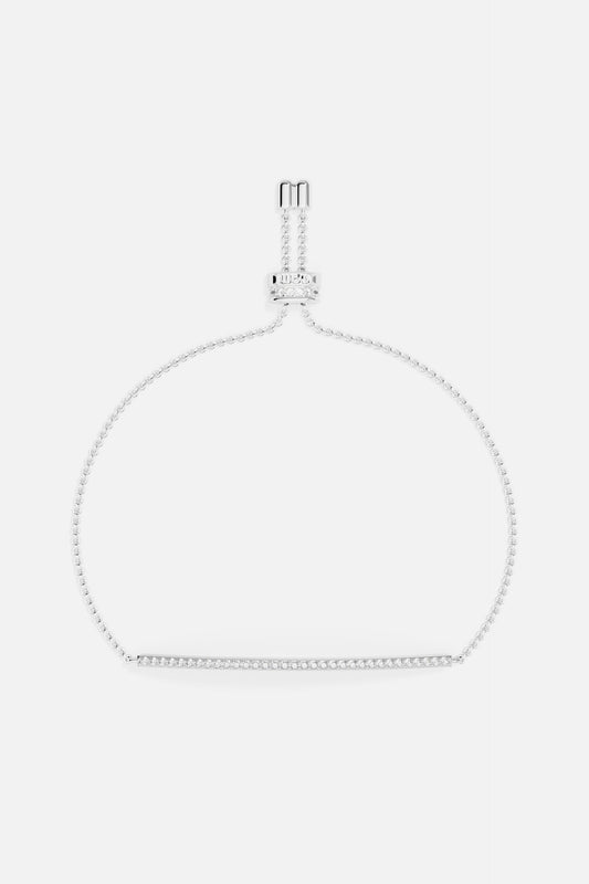 Bracelet Ajustable Linéaire Pavé