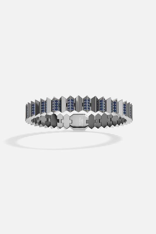 Bracelet Up and Down Blanc
