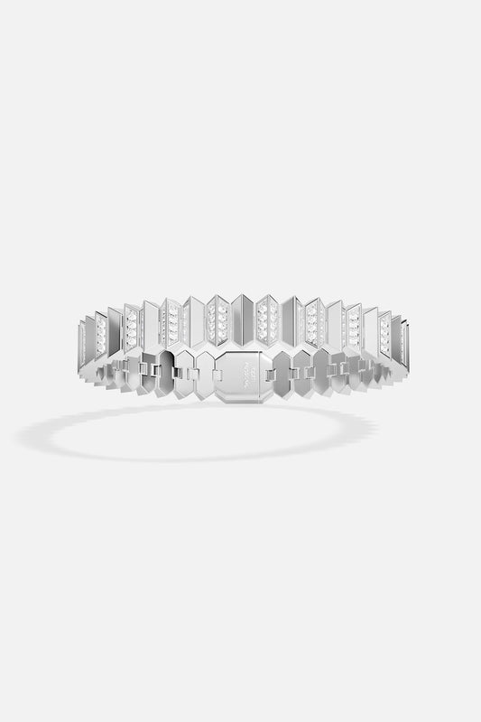 Bracelet Up and Down Blanc