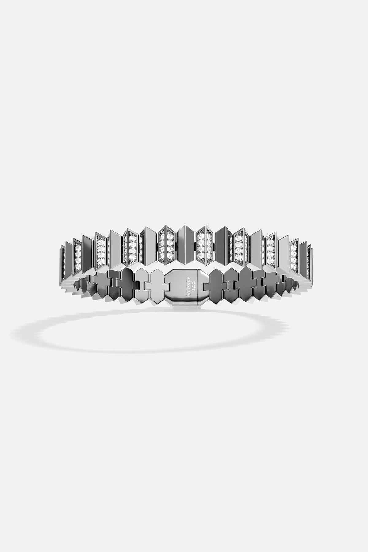 Bracelet Up and Down Blanc
