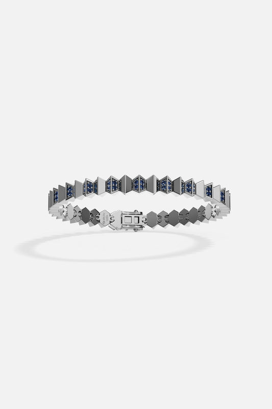 Bracelet Up and Down Blanc