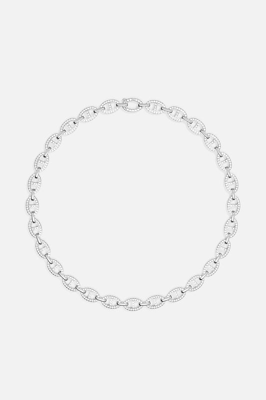 Collier Chaîne Maille Marine