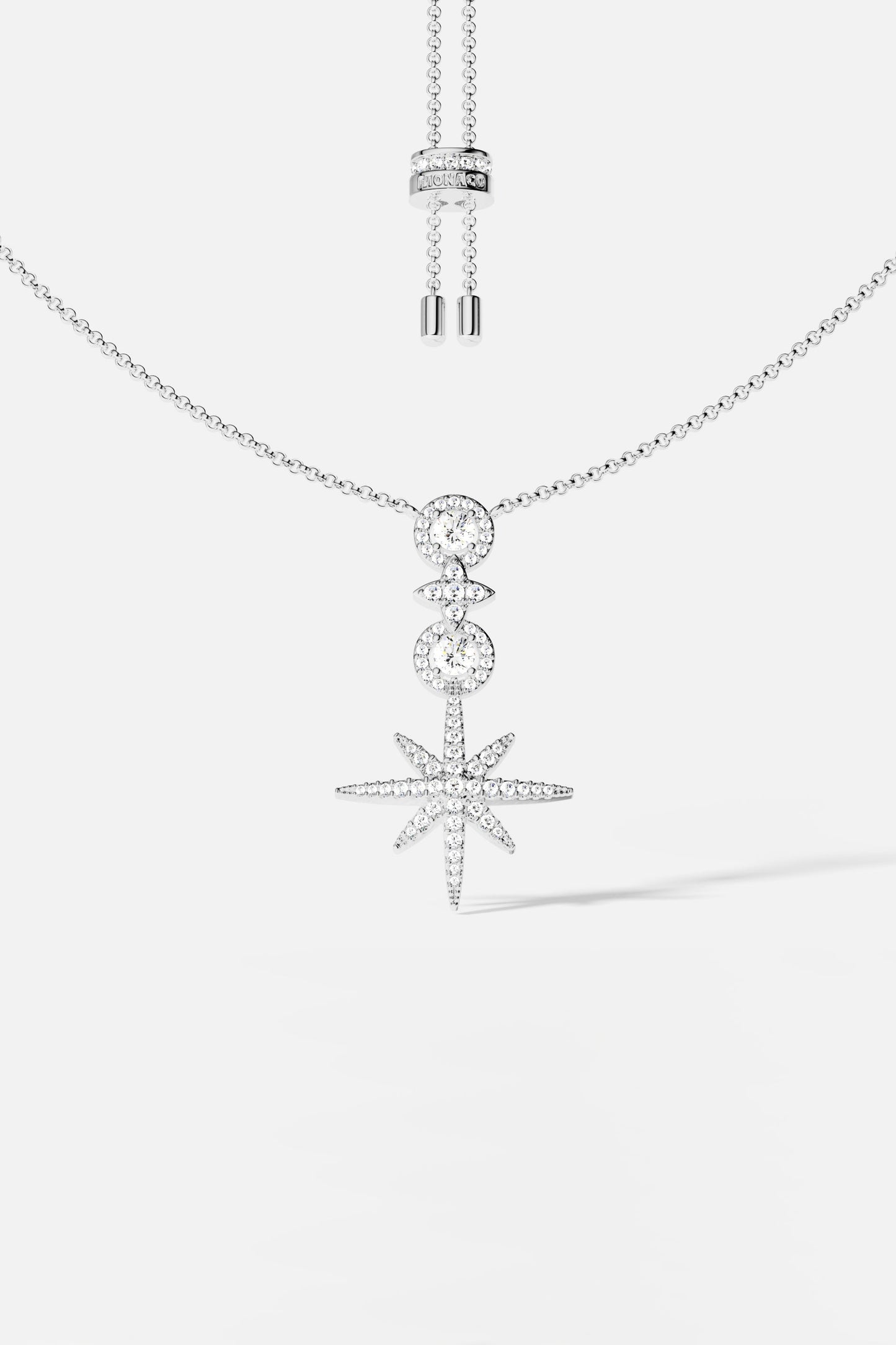 Collier Ajustable Météorites Pavé