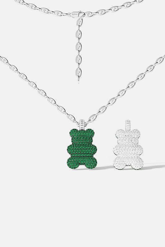 Collier Chaîne Yummy Bear Mint XL