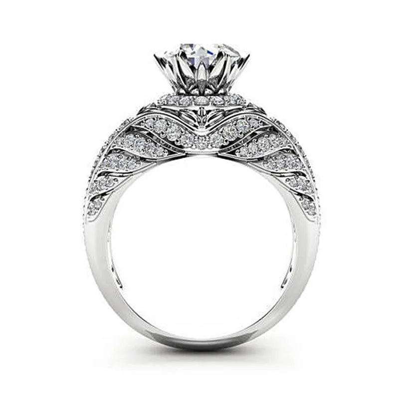 Bague en Argent grosse pierre