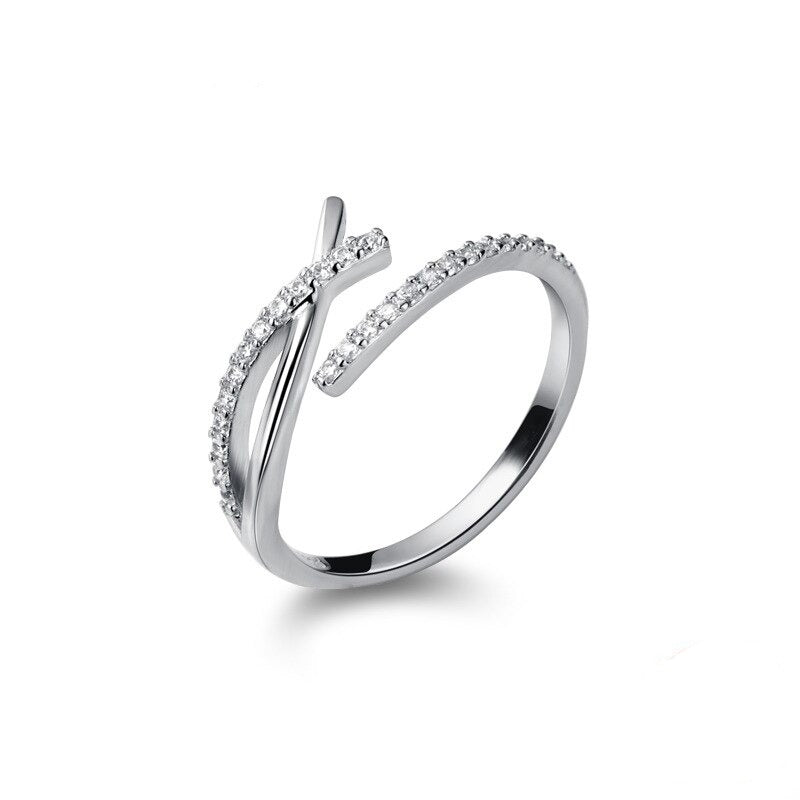 Anello a croce geometrica