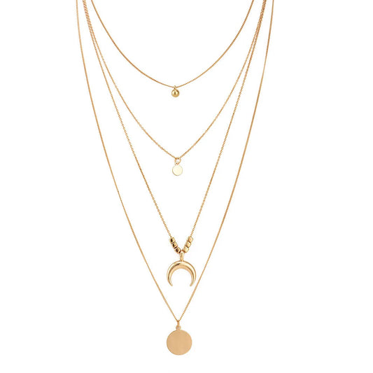 Collier Fashion Multicouche Vintage