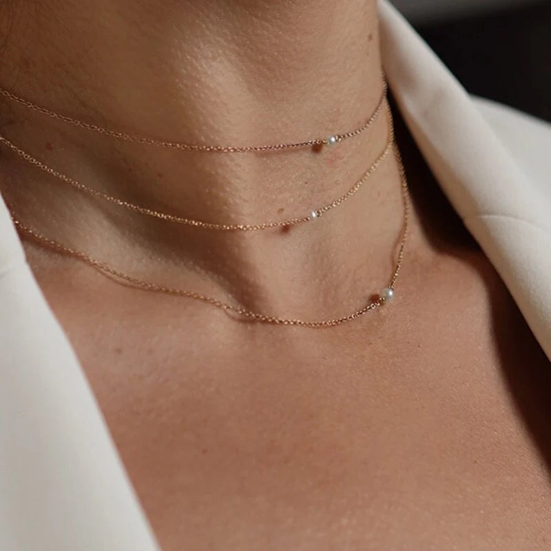 Collana di perle naturali