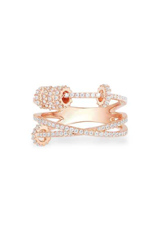 Bague triple avec anneaux – EternalBond