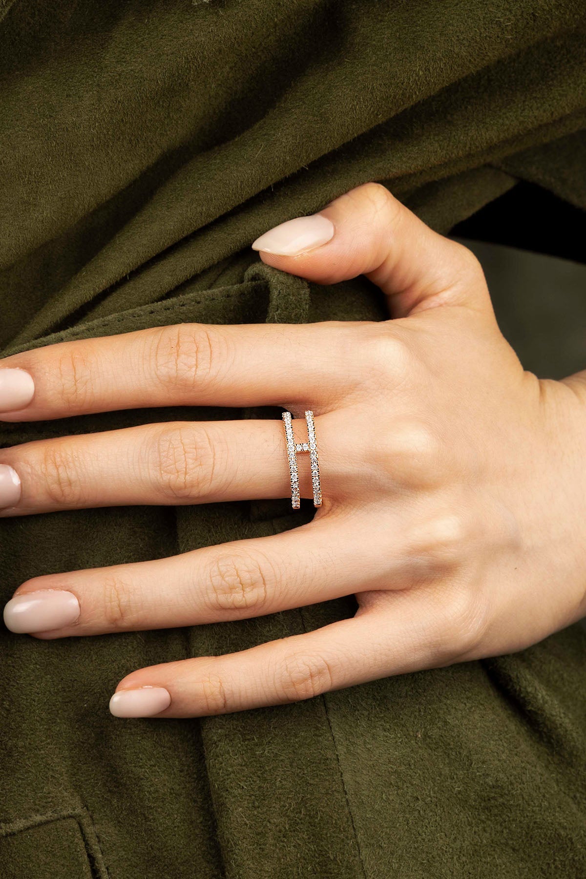 Bague Double Pavé – EternalBond