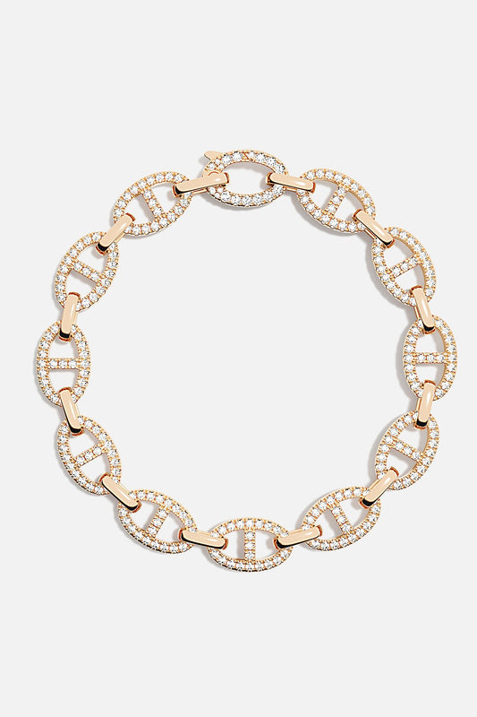 Bracelet Chaîne Maille Marine