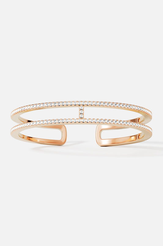 Jonc Double Pavé