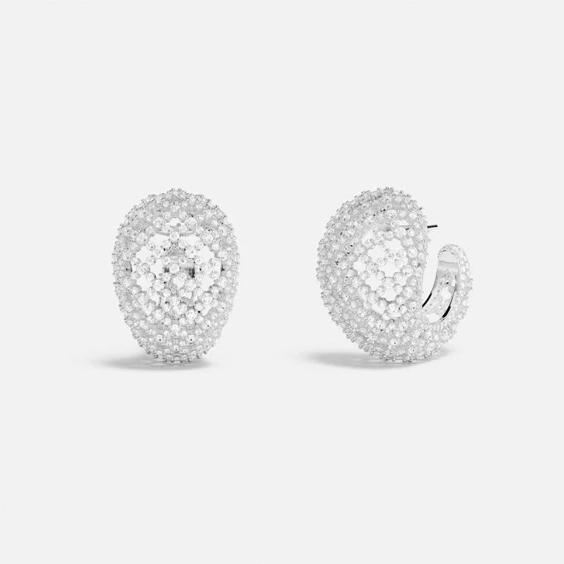 Li Ki 925 Silver High Quality 2025 New Full Diamond Earrings Necklace Bracelet Ring For Women Luxury Designer Exquisite Jewelry