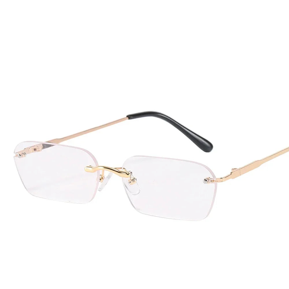 Lunettes de Soleil Rectangle sans Bordures