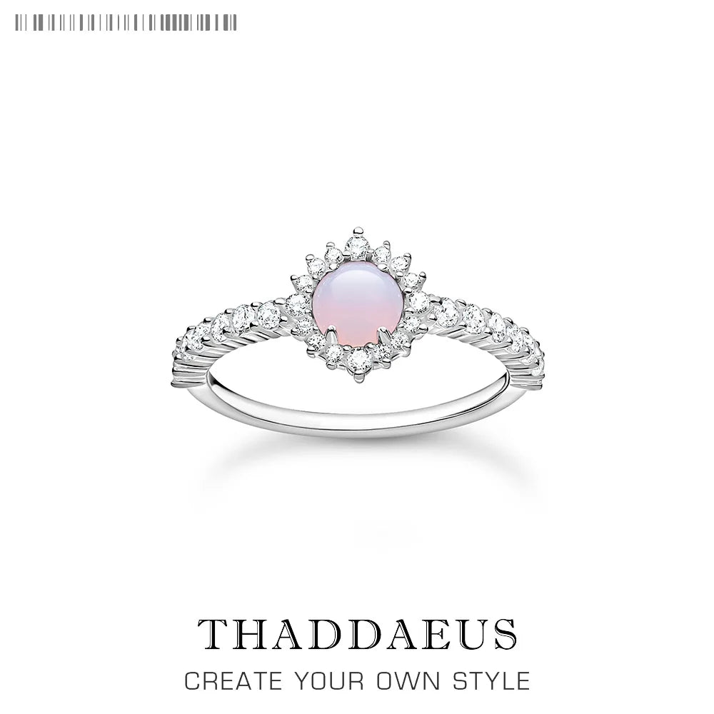 Bague Pierres Scintillantes - Bijoux Fines pour Femmes en Argent Sterling 925