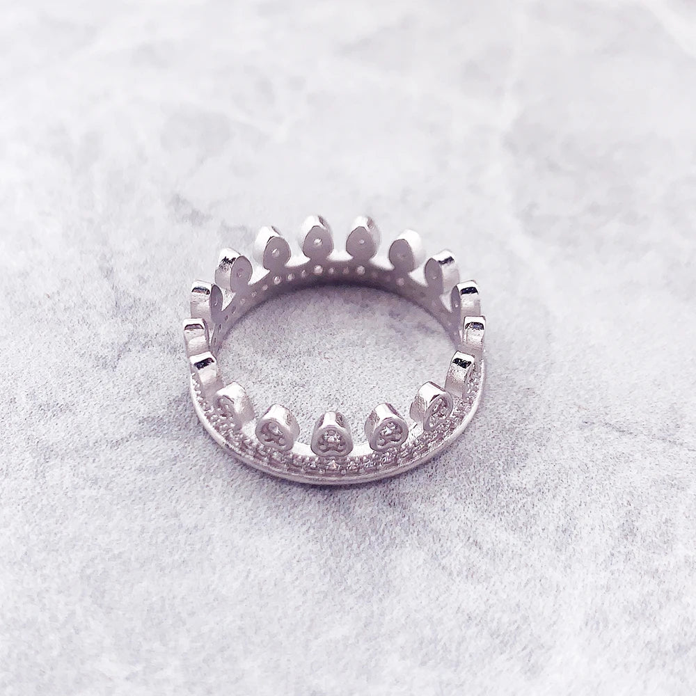 Bague Couronne Royale - Argent Sterling 925
