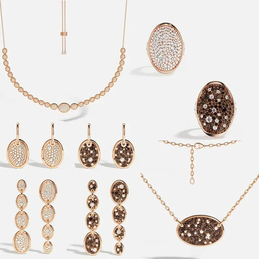 LI KI 925 Silver 2024 New High Quality Diamond Earrings Necklace Bracelet Ring For Women Luxury Designer Exquisite Jewelry