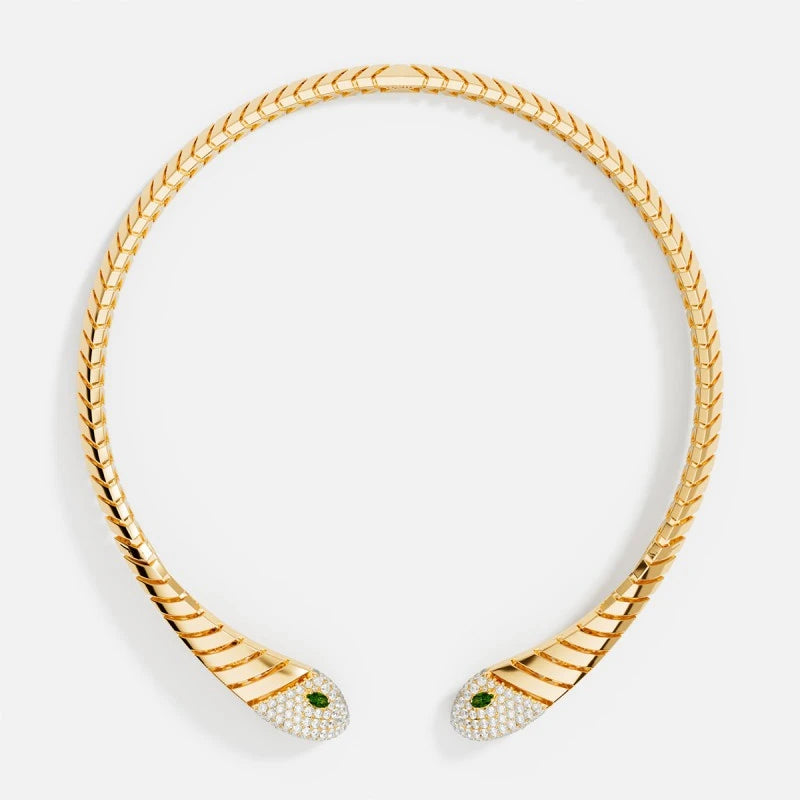 Collier en Argent 925 Série Serpent
