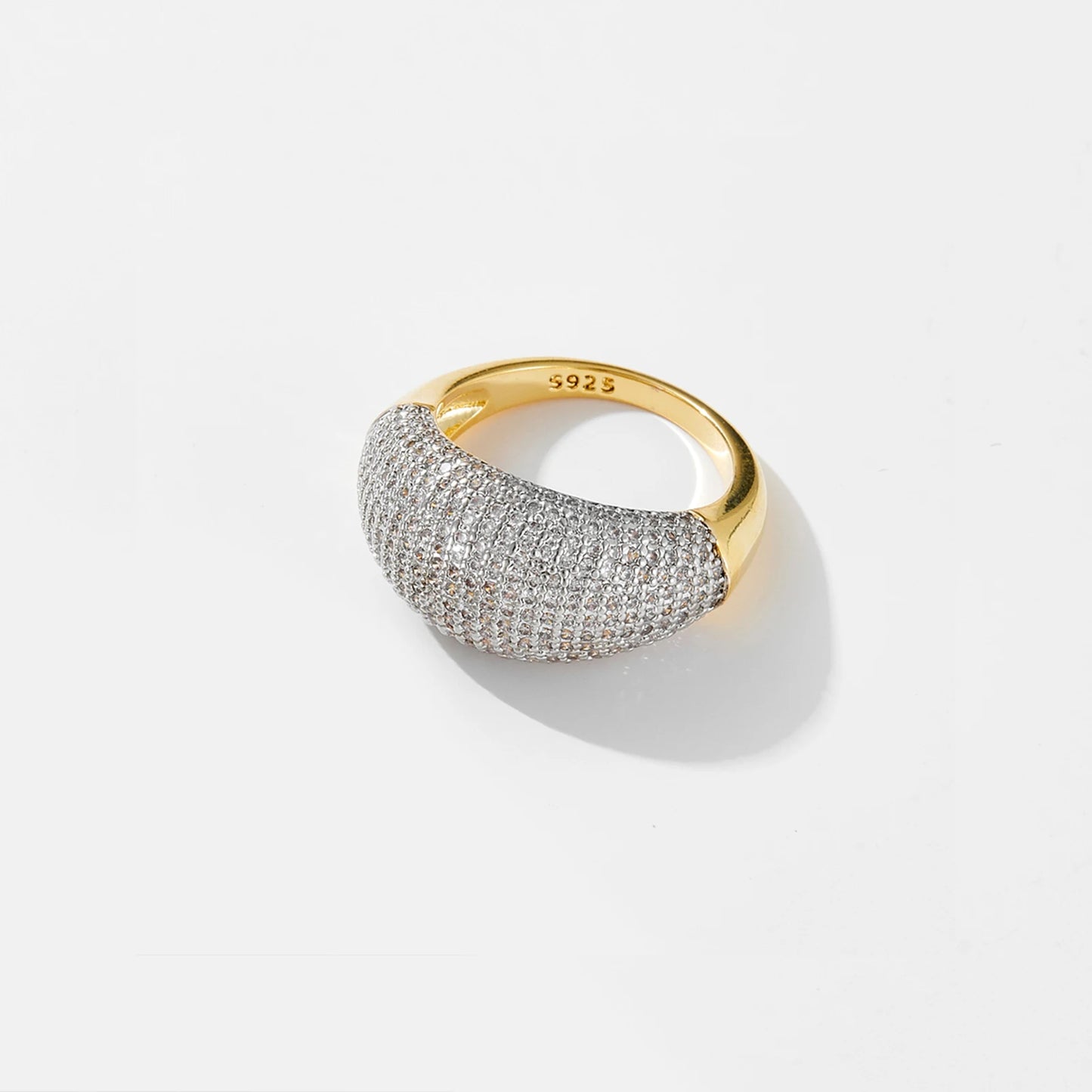 bague Femme en Argent avec Cyanite et Zircons, Élégance Classique pour Fiançailles et Mariages