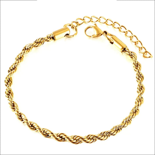 Bracelet Chaîne à Maillons en Acier Inoxydable