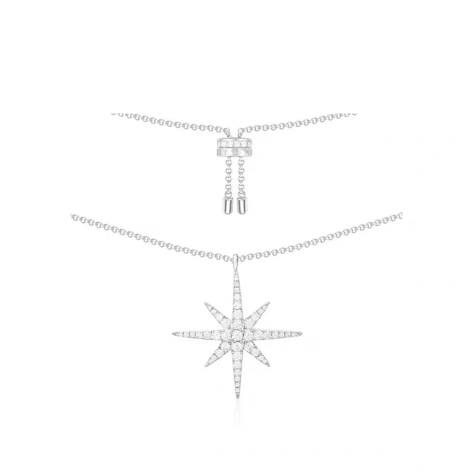 RP 925 Sterling Silver Classic Meteor Necklace Bracelet Earrings Ring Fashion Exquisite Jewelry Gifts For Friends