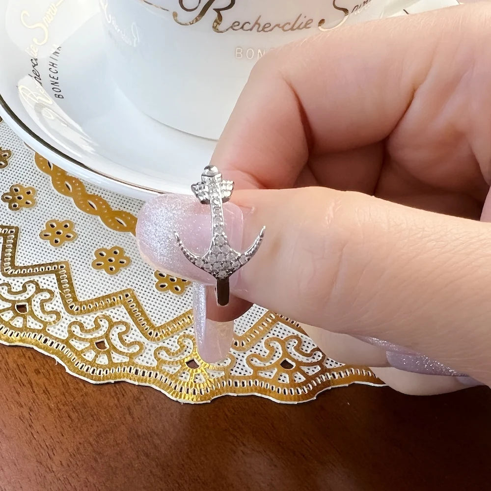 Bague Love Hope Anchor - 925 Argent Sterling: Un Symbole d'Espoir et d'Amour