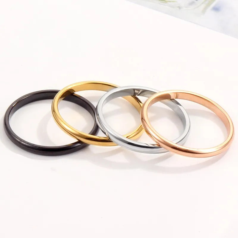 Bague Finesse EternalBond en Acier Inoxydable - Élégance Discrète