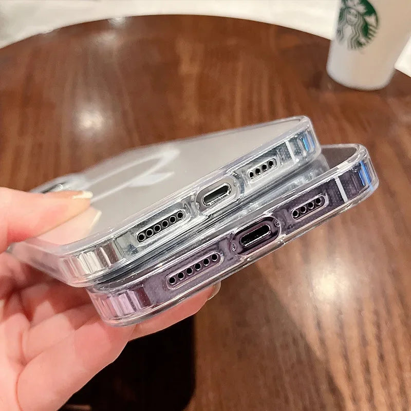 Coque Transparente Magnétique Magsafe LLTCT pour iPhone