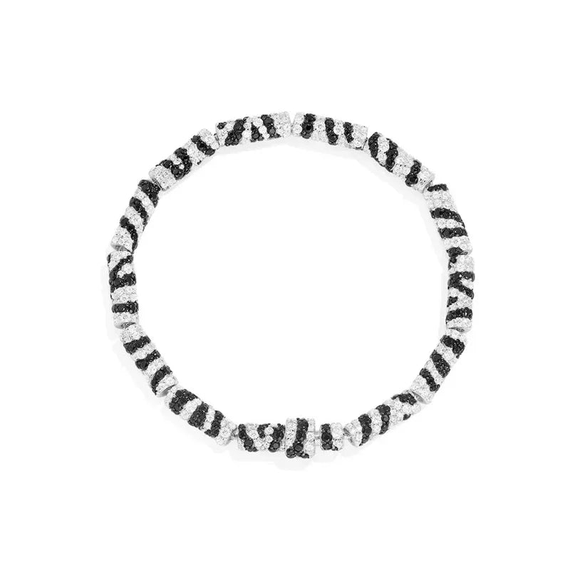 925 Silver January 2024 New Leopard Print Colorful Diamond Earrings Necklace Bracelet Ring For Women Luxury Designer Jewelry