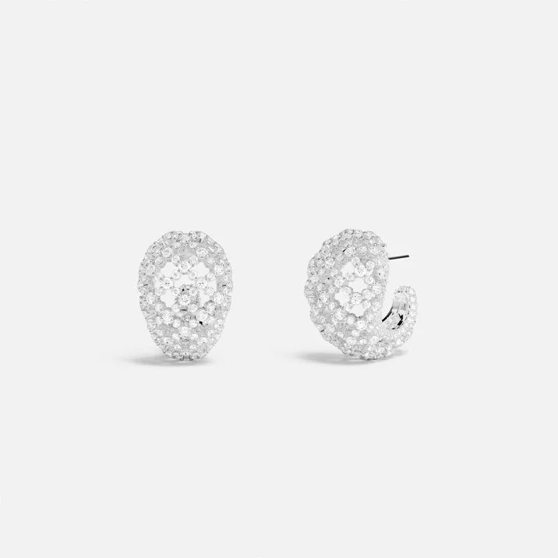Li Ki 925 Silver High Quality 2025 New Full Diamond Earrings Necklace Bracelet Ring For Women Luxury Designer Exquisite Jewelry