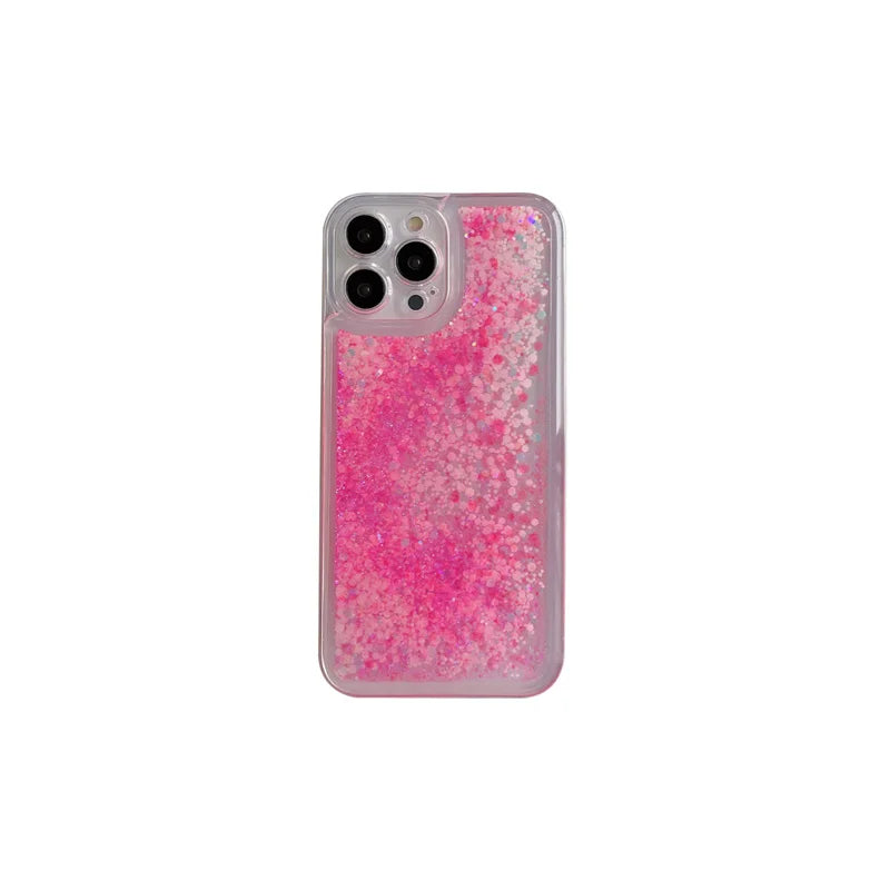 Coque Lumineuse à Paillettes Liquides pour iPhone - Protection Élégante et Fonctionnelle