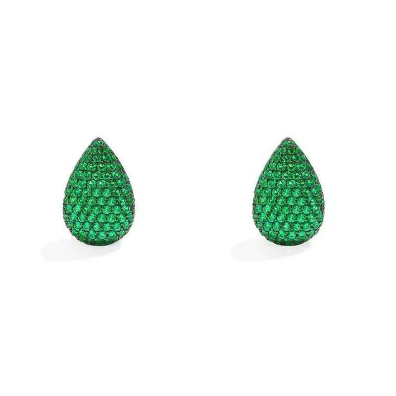 925 Silver December 2023 New Magenta Green Purple Diamond Earrings Necklace Bracelet Ring For Women Luxury Designer Jewelry