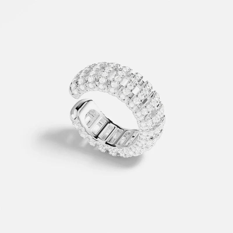 Li Ki 925 Silver High Quality 2025 New Full Diamond Earrings Necklace Bracelet Ring For Women Luxury Designer Exquisite Jewelry