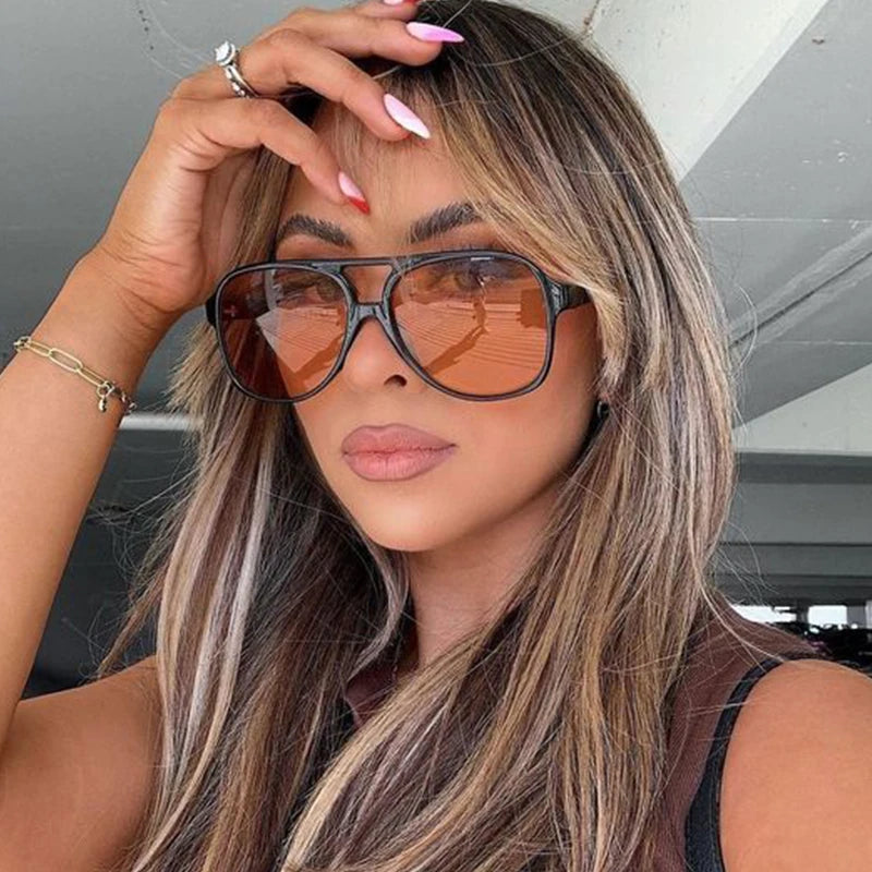 Lunettes de Soleil Pilote Oversize