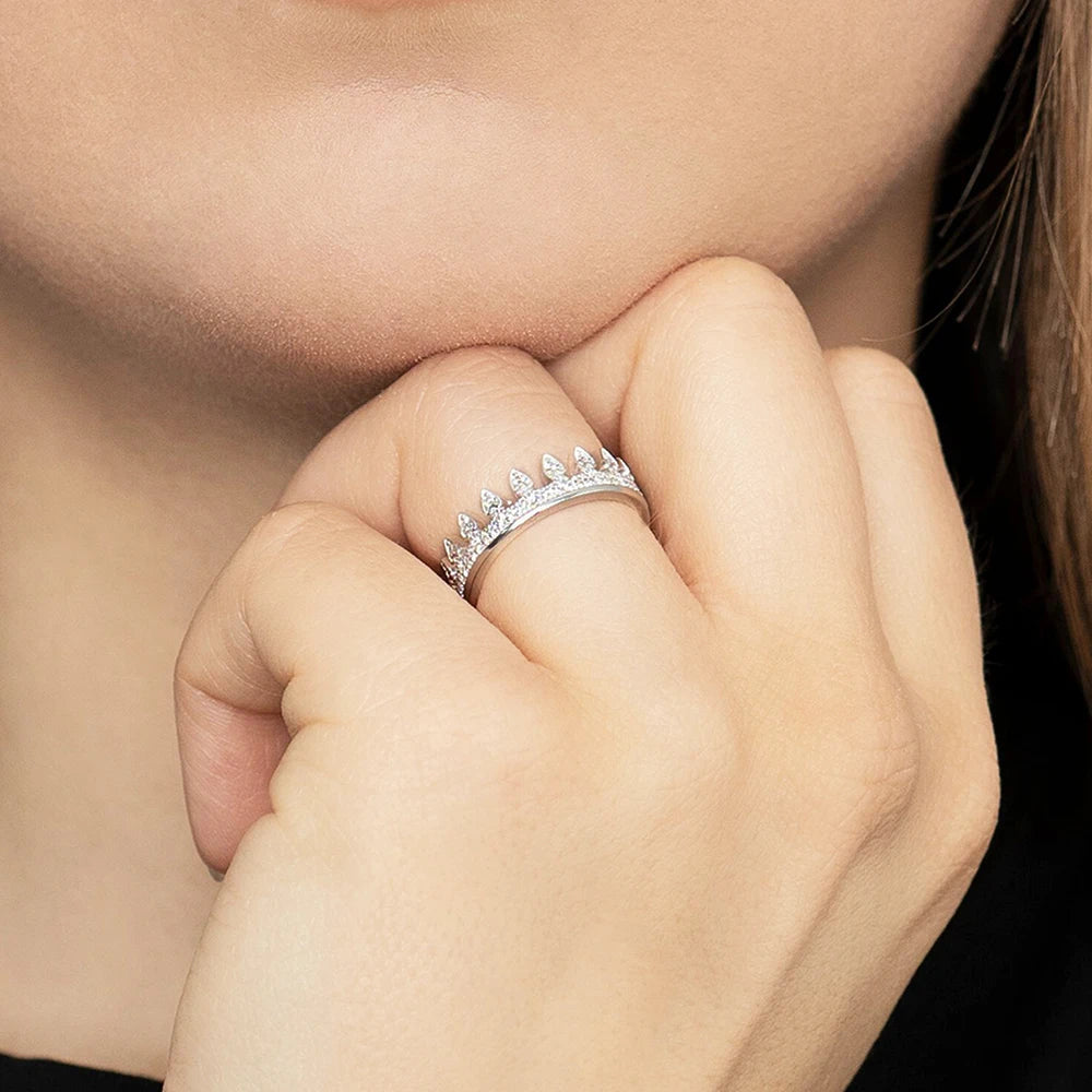 Bague Couronne Royale - Argent Sterling 925