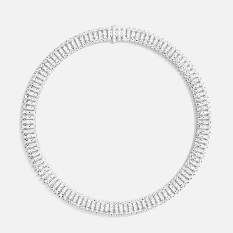Li Ki 925 Silver High Quality 2025 New Full Diamond Earrings Necklace Bracelet Ring For Women Luxury Designer Exquisite Jewelry