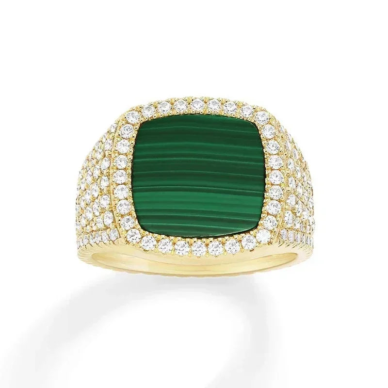 LI KI High quality 925 Sterling Silver June 2023 New Malachite Love Earrings Fashion Exquisite Jewelry Gifts To Friends