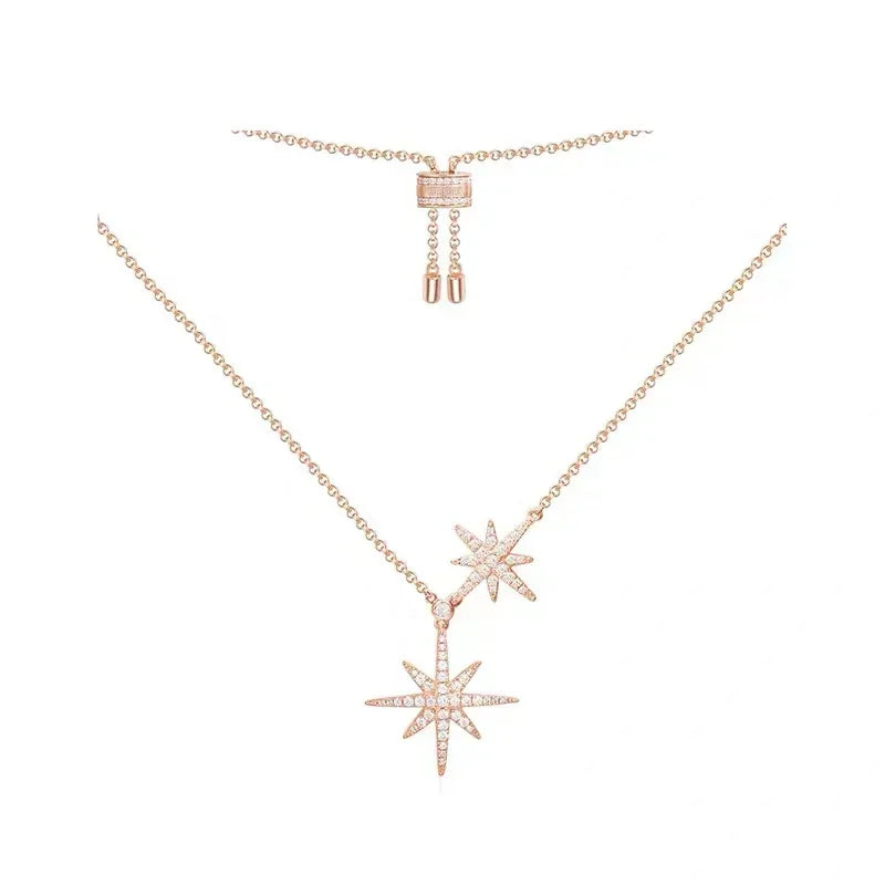 RP 925 Sterling Silver Classic Meteor Necklace Bracelet Earrings Ring Fashion Exquisite Jewelry Gifts For Friends