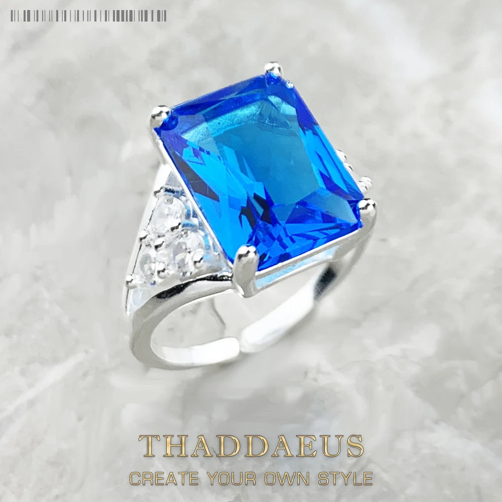 Cocktail Ring Timeless Elegance Stone Fine Jewerly For Women Summer Brand New Classic Gift In Pure Solid 925 Sterling Silver