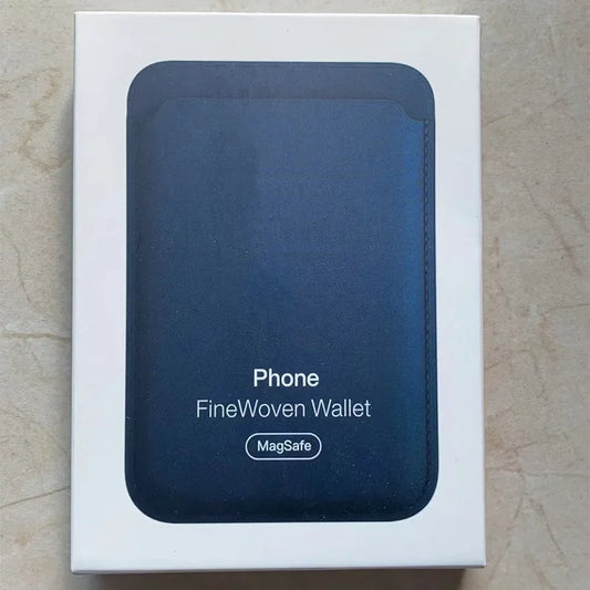 Étui Porte-Carte Finewoven Magnétique Magsafe pour iPhone - Avec Logo Officiel Apple