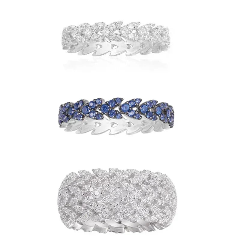 Bague Cocktail 925 en Argent avec Zircon