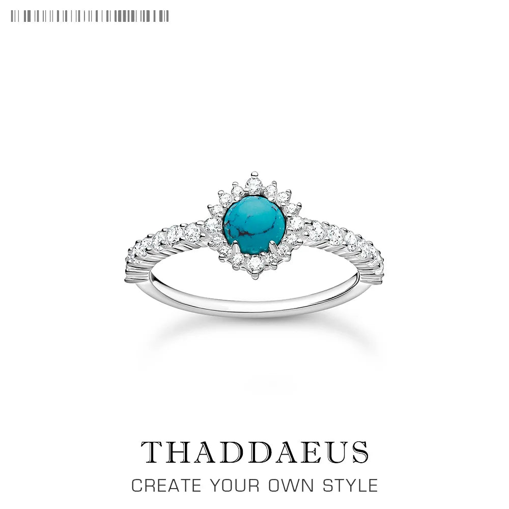 Bague Pierres Scintillantes - Bijoux Fines pour Femmes en Argent Sterling 925