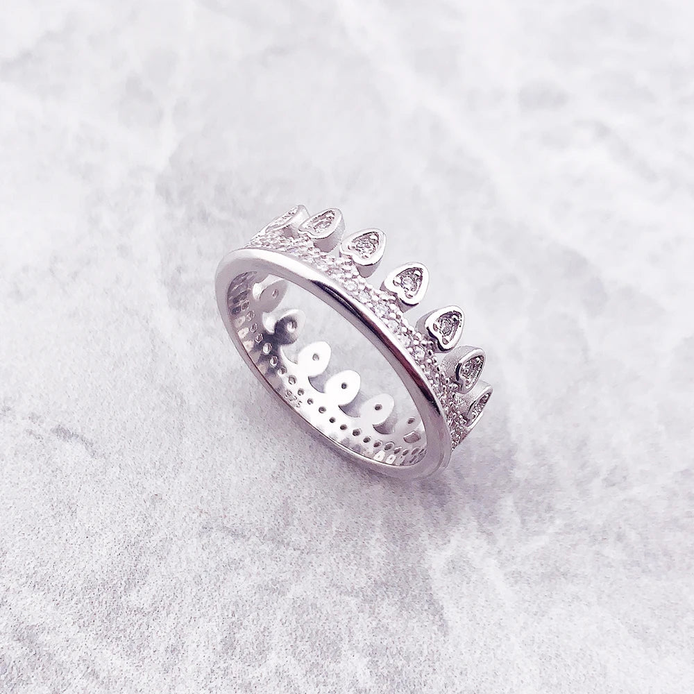 Bague Couronne Royale - Argent Sterling 925