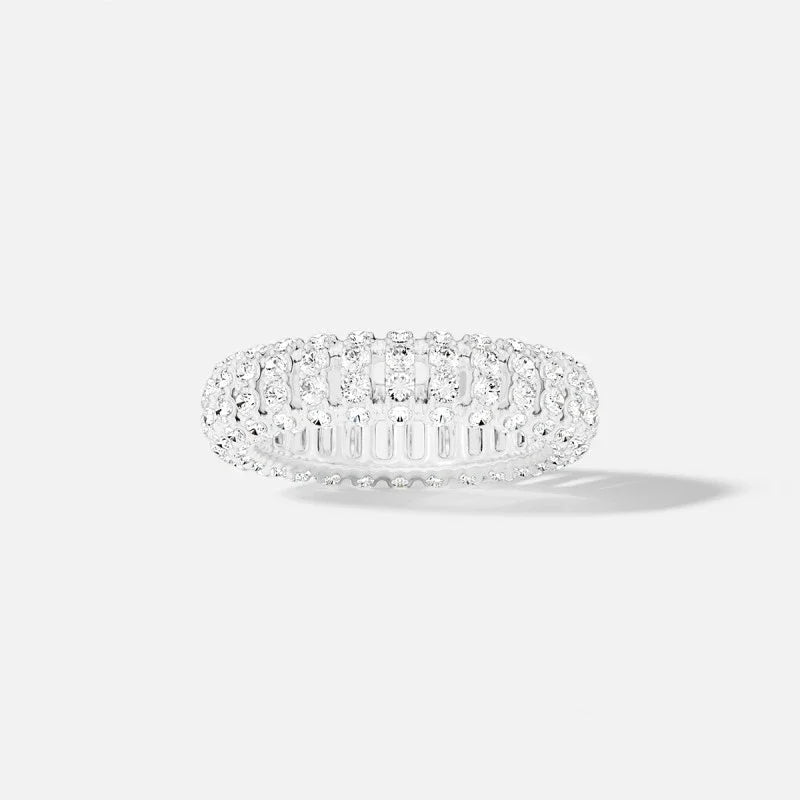 Li Ki 925 Silver High Quality 2025 New Full Diamond Earrings Necklace Bracelet Ring For Women Luxury Designer Exquisite Jewelry