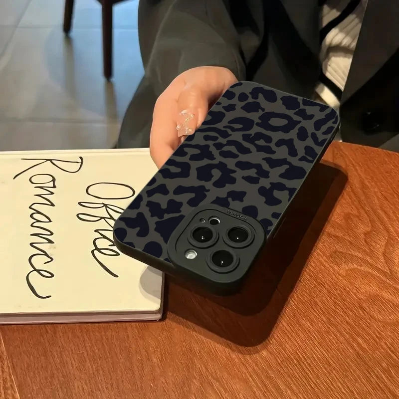 Coque de Protection pour Objectif de Caméra Motif Léopard pour iPhone