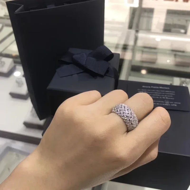 Bague Cocktail 925 en Argent avec Zircon