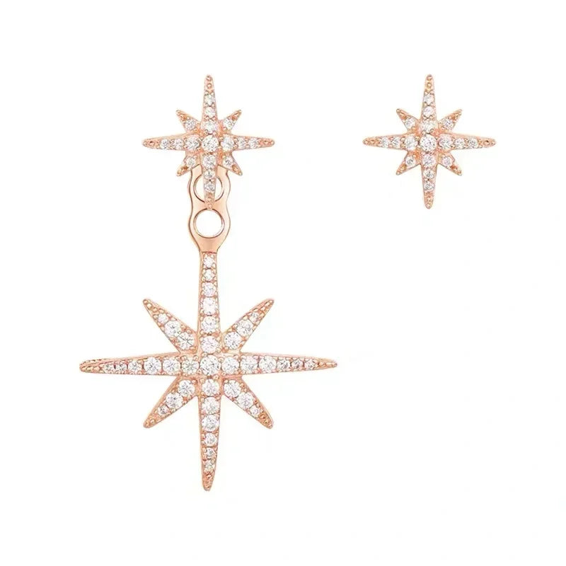 RP 925 Sterling Silver Classic Meteor Necklace Bracelet Earrings Ring Fashion Exquisite Jewelry Gifts For Friends