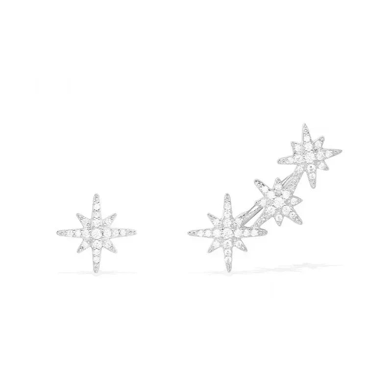 RP 925 Sterling Silver Classic Meteor Necklace Bracelet Earrings Ring Fashion Exquisite Jewelry Gifts For Friends